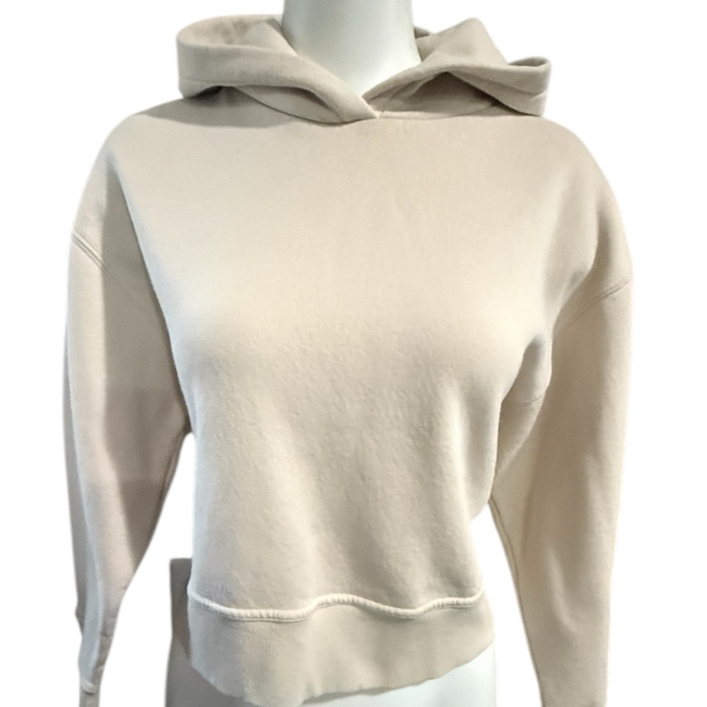 Zara Cream Hoodie Sweatshirt